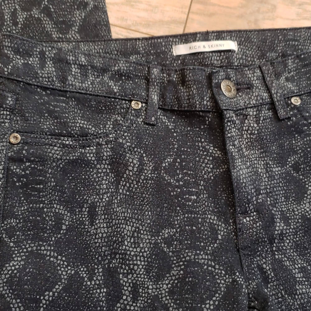 Rich & Skinny Jeans Snake python rinse skinny 27 - Picture 5 of 8